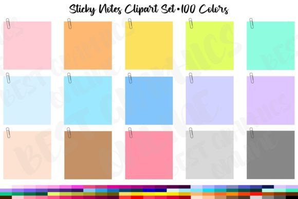 Download Little Post It Notes Clipart Set Images - Post Collection