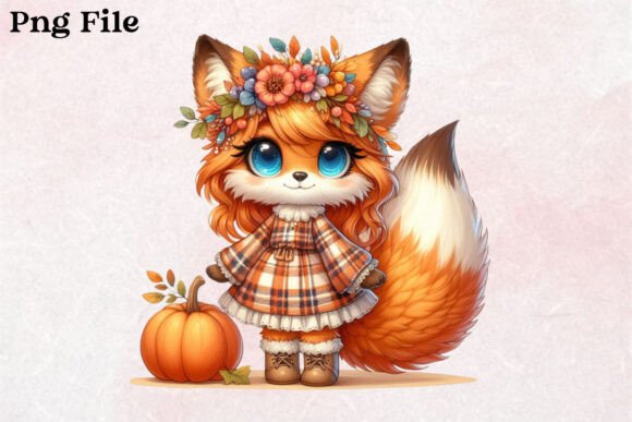 Download Autumn Baby Fox Clipart PNG - Baby fox Collection
