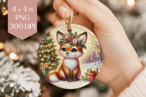 Download Christmas Baby Fox Sublimation PNG - Baby fox Collection