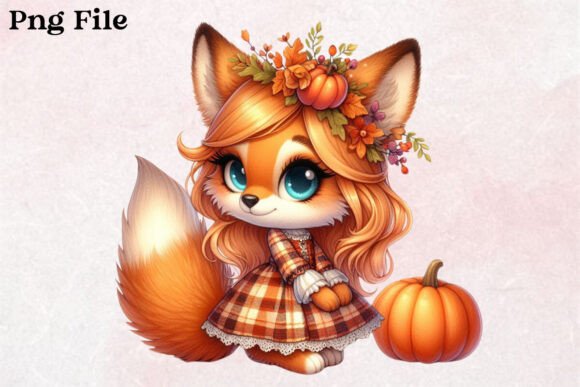 Download Autumn Baby Fox Clipart PNG - Baby fox Collection