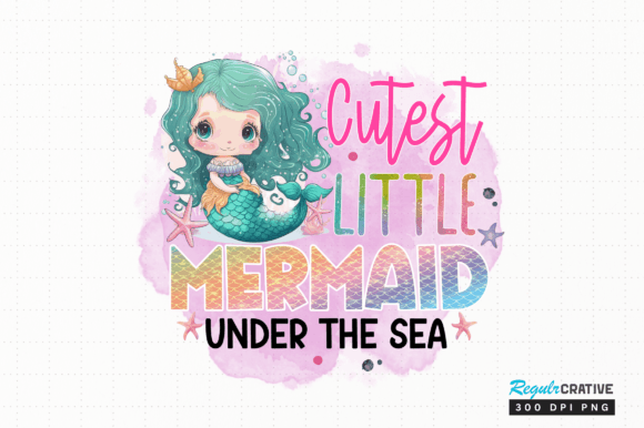 Download Cutest Little Mermaid Under the Sea Png - Premium Resources