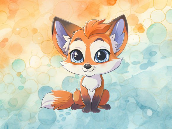 Download Cute Baby Fox Cub PNG Graphic - Baby fox Collection