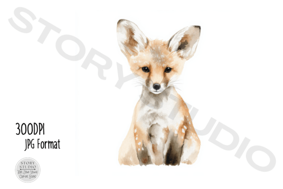 Download Adorable Baby Fox Animal Clipart Set - Baby fox Collection