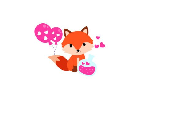 Download Baby Fox Cute Valentine &amp; Love Potion - Baby fox Collection