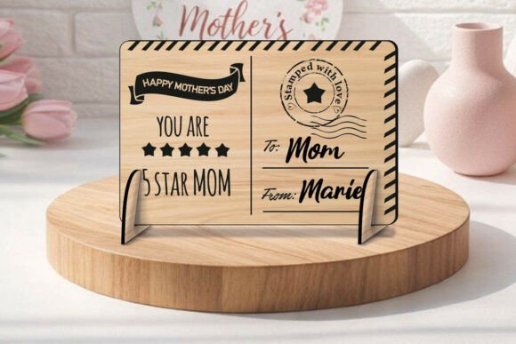 Download 5 Stars Mom Happy Mother's Day SVG Post - Post Collection