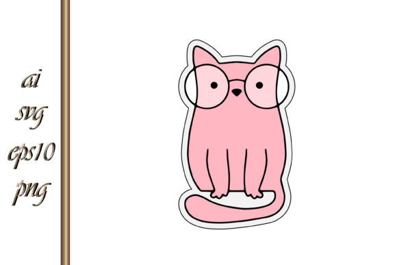 Download Doodle Cat Sticker Sketch Animal Vector - Premium Resources