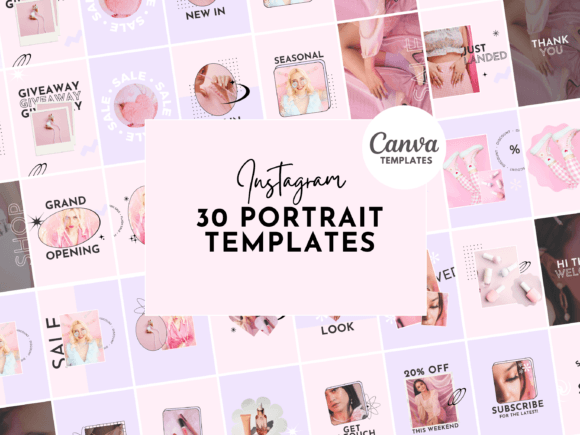 Download Blush Pink Instagram Canva Template Post - Post Collection