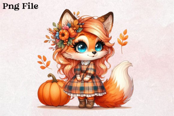 Download Autumn Baby Fox Clipart PNG - Baby fox Collection