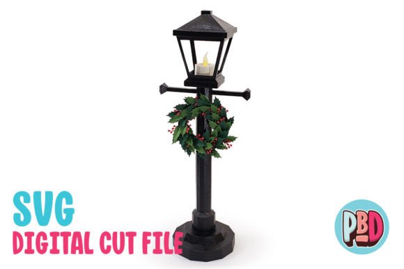Download Tea Light Lamp Post 3D Papercraft - Post Collection