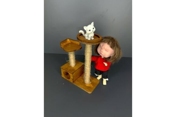 Download Dollhouse Cat Scratching Post Cat Tree - Post Collection