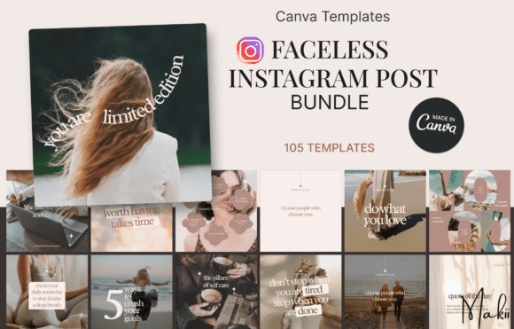 Download Faceless Instagram Post Bundle - Post Collection